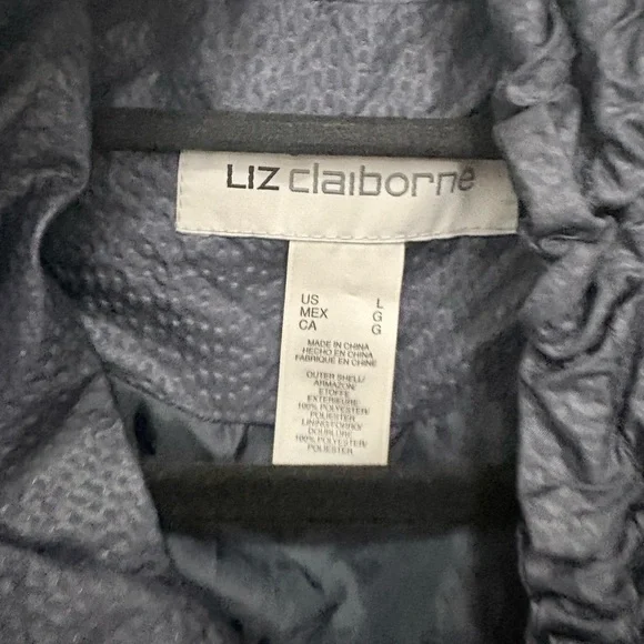 Liz Claiborne Navy Utility Jacket - Picture 4 of 8